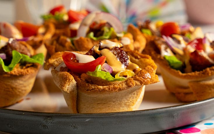 Brödkorgar med kebab - Recept | Pågen